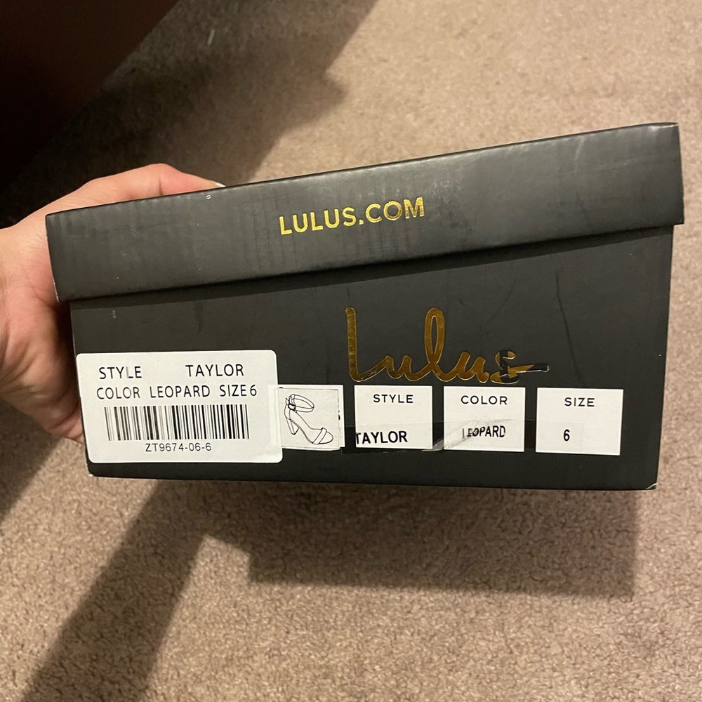 Leopard print heels from Lulu’s - Picture 4 of 4